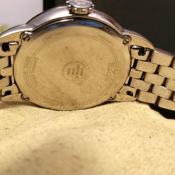 Stunning Bulova Diamond Quartz Watch Model 96R184 main image 5